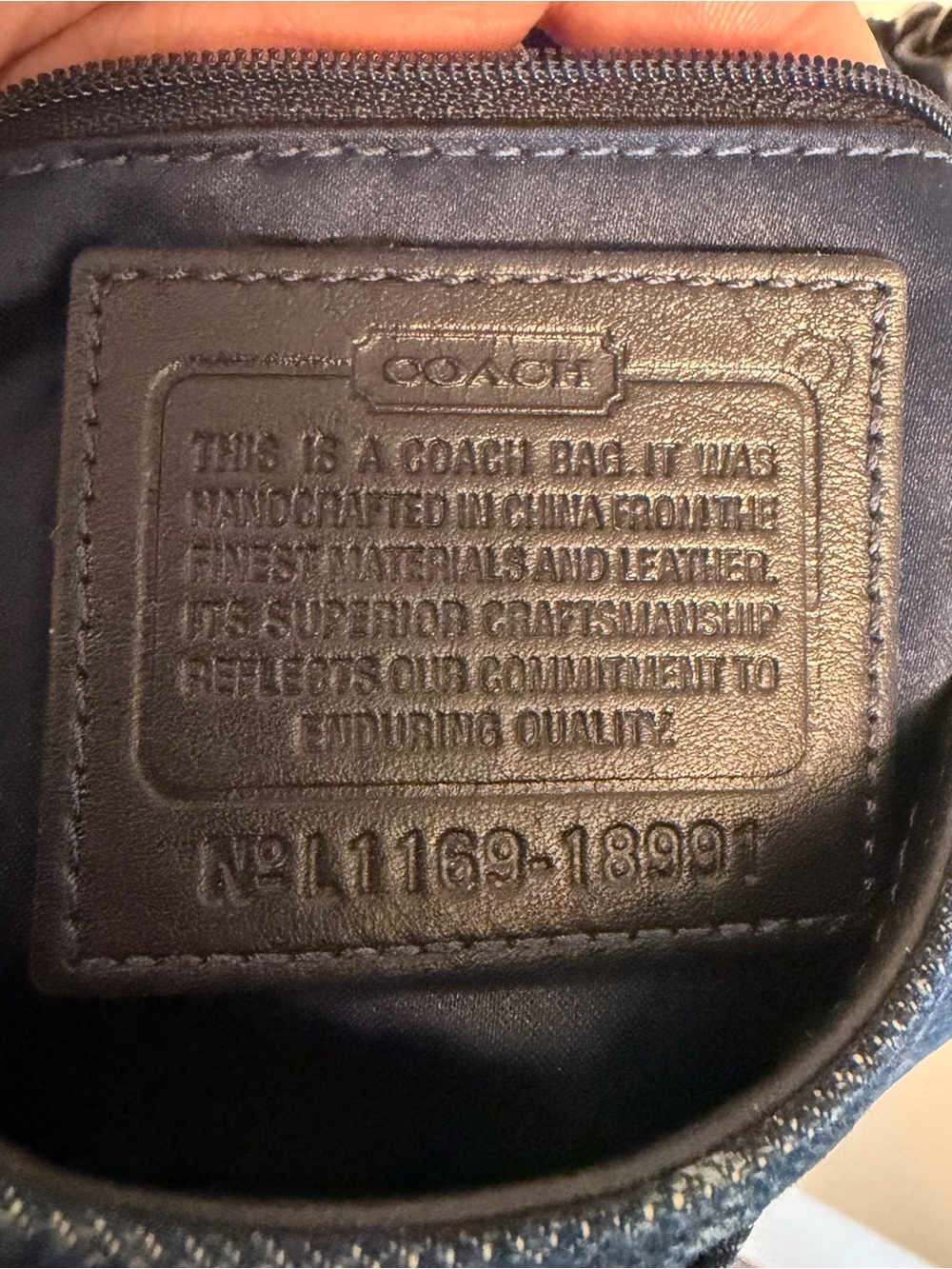 Coach Denim Poppy Hobo Bag - Picture 3 of 10